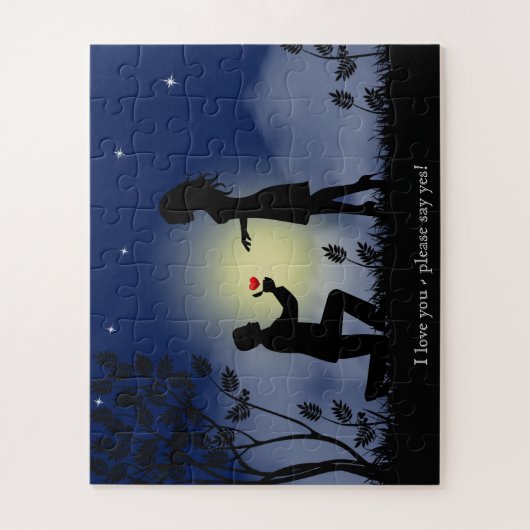 Trouw met me legpuzzel (Verticaal)