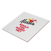 Trouw met me tegeltje (Zijkant)