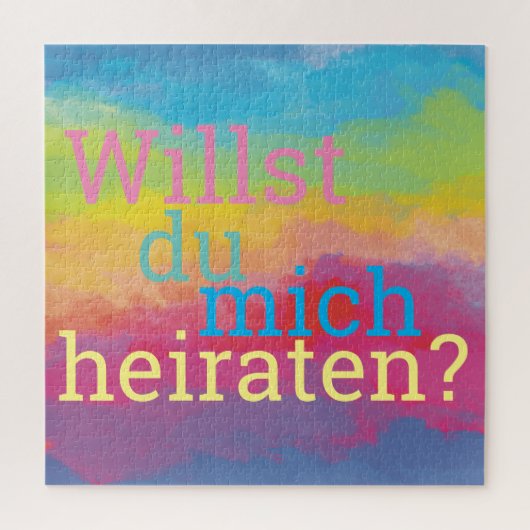 Trouw met me Voorstel Legpuzzel (Verticaal)