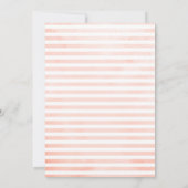 Trouw met Navy Blauwe Blush Roze Roos Boho Geometr Kaart (Achterkant)