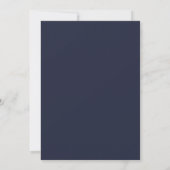 Trouw met Navy Cream Wingerd Kaart (Achterkant)