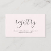 Trouw met Roze Rozen Informatiekaartje (Voorkant)