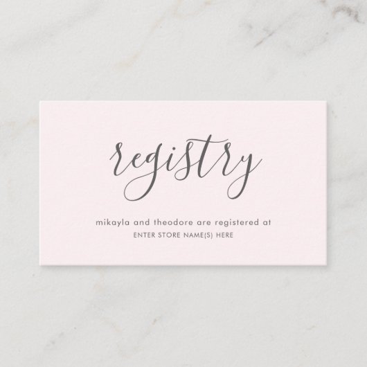 Trouw met Roze Rozen Informatiekaartje (Voorkant)