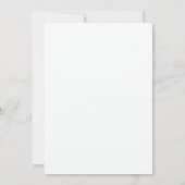 Trouw met Roze Witte Getextureerde Rozen Eenvoudig Kaart (Achterkant)