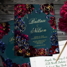 Trouw met Teal Bordeaux Saffier Edelsteen Kleur Go