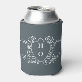Trouw met Vintage Crest Monogram Blikjeskoeler