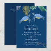 Trouw met Zeeschildpadden Blauw Geel (Voorkant / Achterkant)