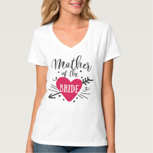 Trouw Moeder Van Bruid Bruiloft Bruidsfeest Moeder T-shirt