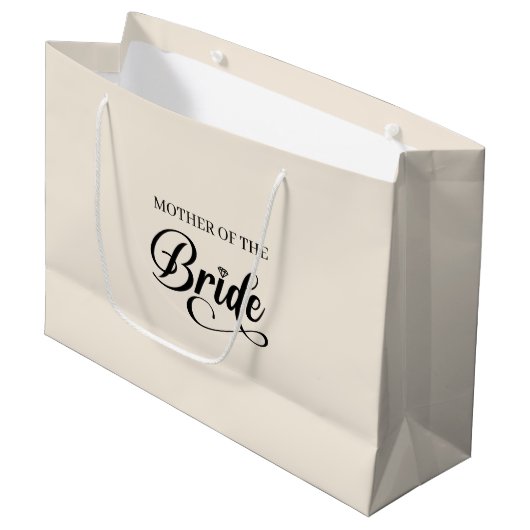 Trouw Moeder van de Bruid Cadeautas (Voorkant Gekanteld)