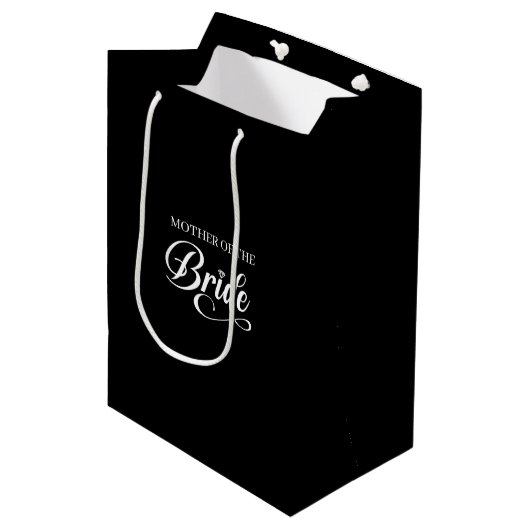 Trouw Moeder van de Bruid Cadeautas (Voorkant Gekanteld)