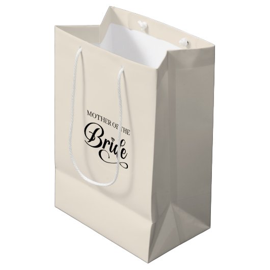 Trouw Moeder van de Bruid Cadeautas (Voorkant Gekanteld)