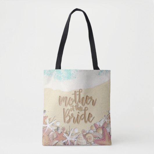 Trouw Moeder van de Bruid Zomer Strand Zeester Tote Bag (Voorkant)