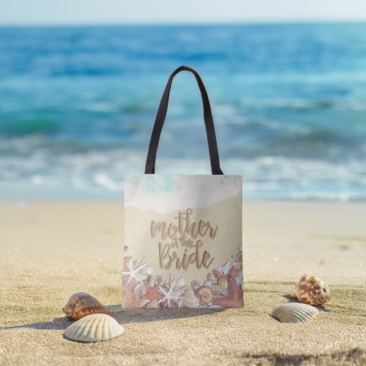 Trouw Moeder van de Bruid Zomer Strand Zeester Tote Bag