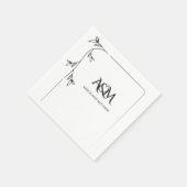 Trouw Monogram Papieren Servetten (Hoek)