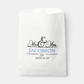 Trouw Mr en Mrs Bedankzakje (Voorkant)