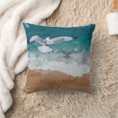 Trouw 🌴💍 Namen van koppels in zandschrift Kust- Kussen (Deken)