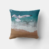 Trouw 🌴💍 Namen van koppels in zandschrift Kust- Kussen (Achterkant)