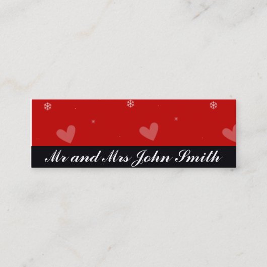 Trouw Nieuwe adreskaarten Kaart Mini Visitekaartje (Voorkant)