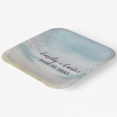 Trouw Ocean Strand Met Net Papieren Bordje (Gebogen)