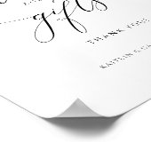 Trouw- of Bruidsboeket Kaarten & Cadeaus Bord Poster (Hoek)