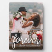 Trouw- of jubileumfoto | Voor altijd Fotoplaat (voorkant)