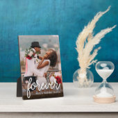 Trouw- of jubileumfoto | Voor altijd Fotoplaat (Zijkant)