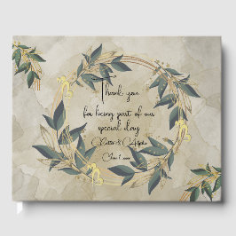 Trouw Olijf Krans Persoonlijk Gastboek Gastenboek