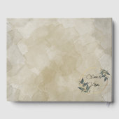 Trouw Olijfkrans Persoonlijk Gastboek Gastenboek (Achterkant)