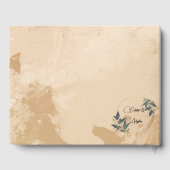 Trouw Olijfkrans Persoonlijk Gastboek Gastenboek (Achterkant)