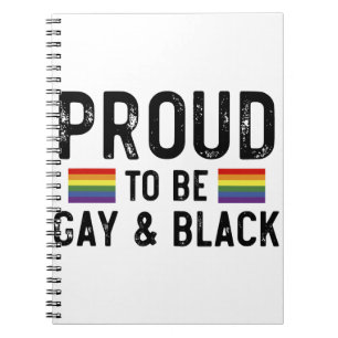 Trouw om Gay en Zwart te zijn Pride Month 2025 Notitieboek