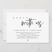 Trouw ontsnapping, Feest met ons Kaart (Voorkant)