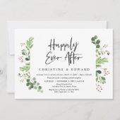 Trouw ontsnapping, 'Happily ever after' diner Kaart (Voorkant)