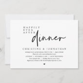 Trouw ontsnapping, Happily Ever After dinerfeest Kaart (Voorkant)