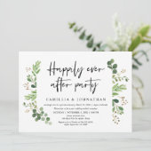 Trouw ontsnapping, Happily Ever after Feest Uitnod Kaart (Staand voorkant)