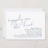 Trouw ontsnapping, Happily Ever After Lunch Uitnod Kaart (Voorkant)