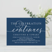 Trouw ontsnapping, het feest gaat door kaart (Staand voorkant)