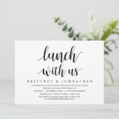 Trouw ontsnapping, Lunch bij ons, Nieuwgetrouwden  Kaart (Staand voorkant)