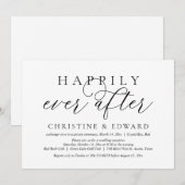 Trouw Ontsnappingsfeest, Gelukkig tot het Einde Kaart (Voorkant / Achterkant)