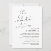 Trouw Ontwijk, De Viering Gaat Door Uitnodiging (Voorkant)