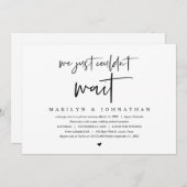 Trouw Ontwijk, Modern minimalistisch  Kaart (Voorkant / Achterkant)