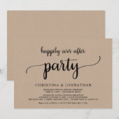 Trouw Ontwijking, Happily Ever After Feest, Kraft Kaart (Voorkant / Achterkant)