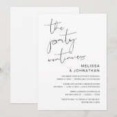 Trouw Ontwijking, Het Feest Gaat Door Kaart (Voorkant / Achterkant)