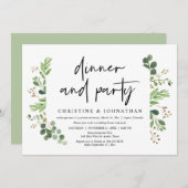 Trouw Ontwijkingsdiner en Feestelijke Viering Kaart (Voorkant / Achterkant)