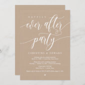 Trouw Ontwijkingsfeest, Happily Ever After Feest,  Kaart (Voorkant / Achterkant)