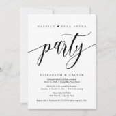 Trouw Ontwijkingsfeest, Happily Ever After Feest U Kaart (Voorkant)