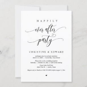 Trouw Ontwijkingsfeest, Happily Ever After Feest U Kaart