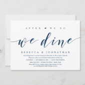 Trouw Ontwijkingsuitnodiging, Na We Doen, We Diner Kaart (Voorkant)