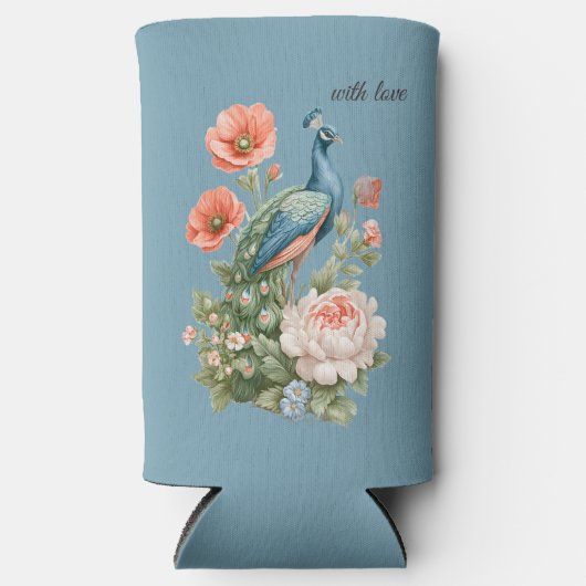 Trouw Pauwbotanische Vintage | Viering Seltzer Blikjeskoeler (Voorkant)