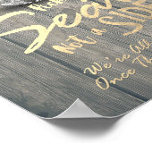 Trouw Pick een stoel niet een kant Champaigne Glaz Poster (Hoek)