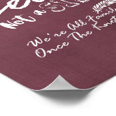 Trouw Pick een stoel niet een kant Moderne Gouden  Poster (Hoek)